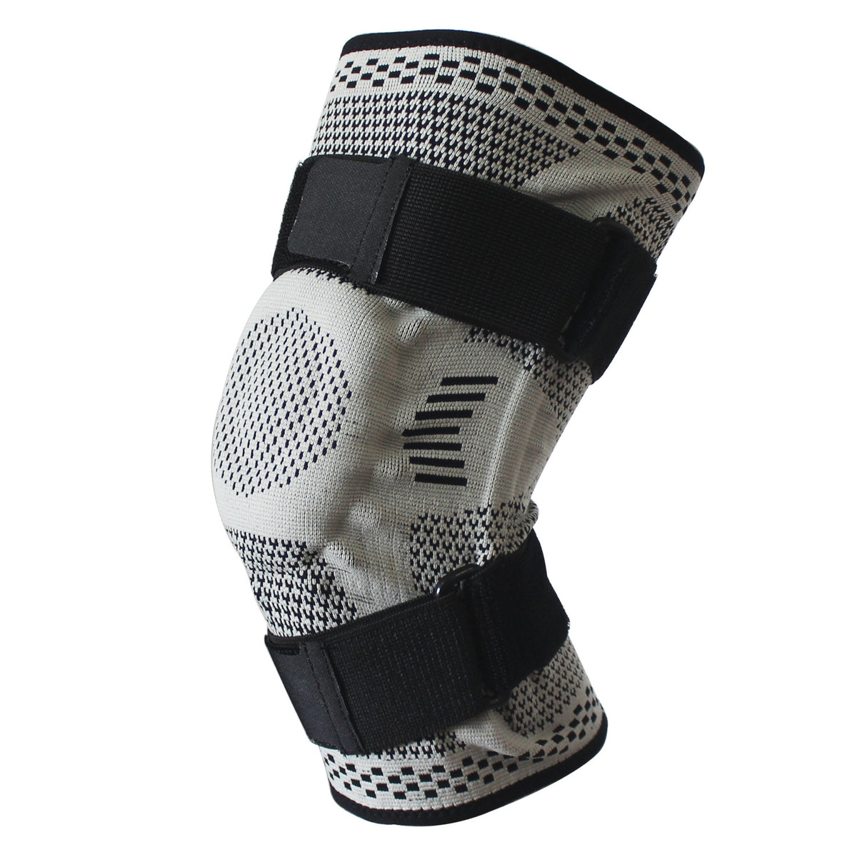 Breathable compression knee sleeve for sports and fitness