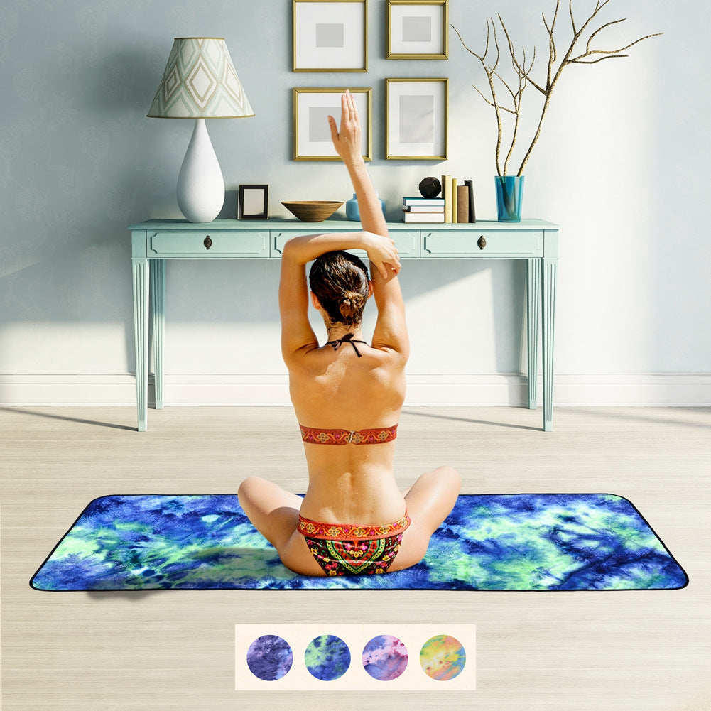 Non-slip yoga mat towel for exercise and yoga
