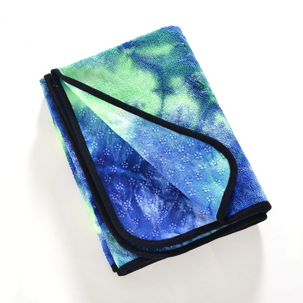 Non-slip yoga mat towel for exercise and yoga