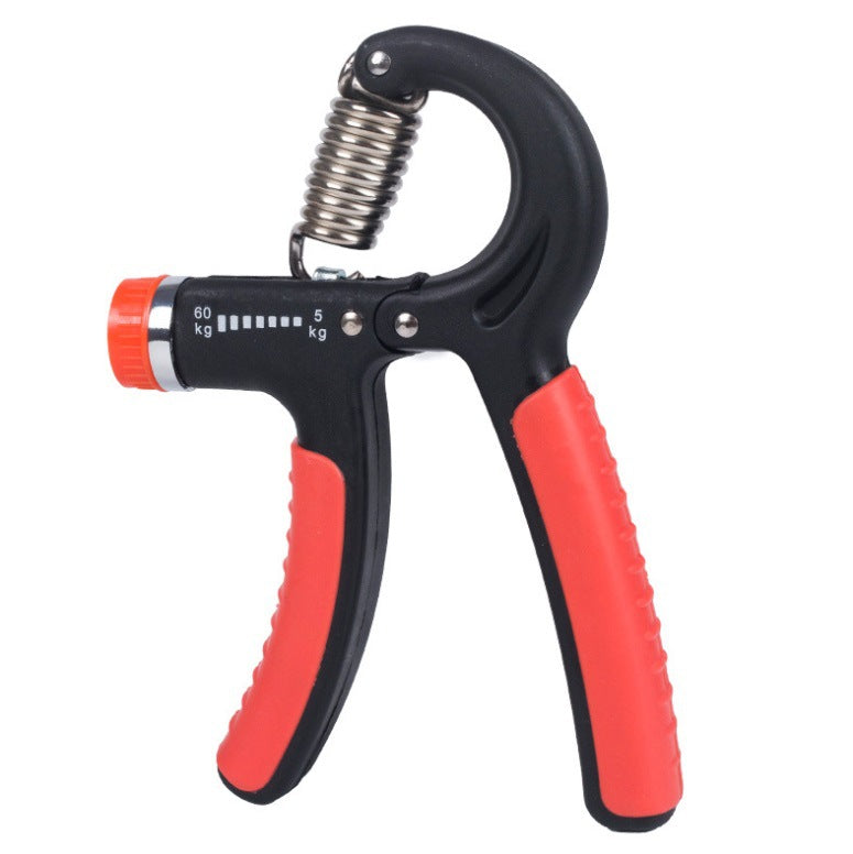 Adjustable hand grip strength trainer for hand and forearm workouts