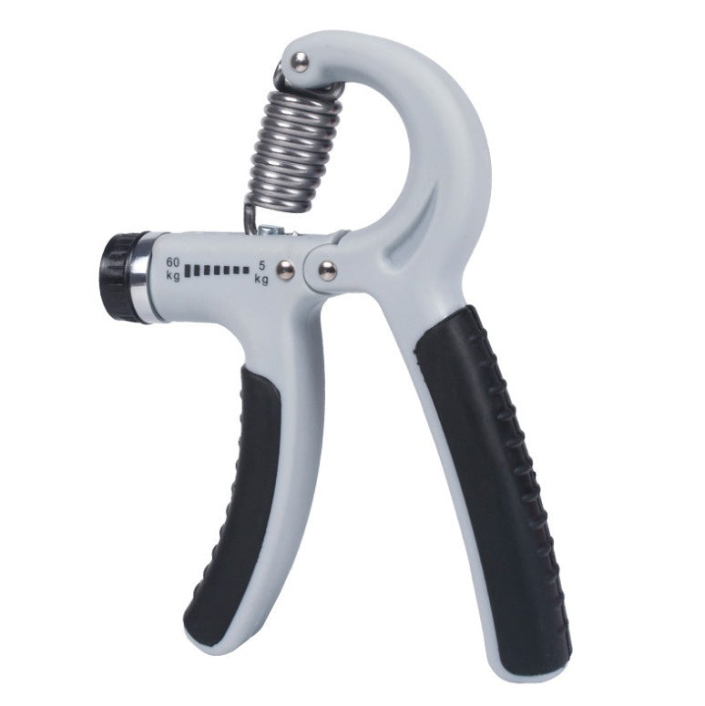 Adjustable hand grip strength trainer for hand and forearm workouts