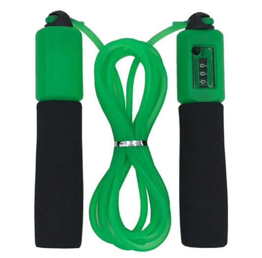 Smart jump rope with digital fitness tracking