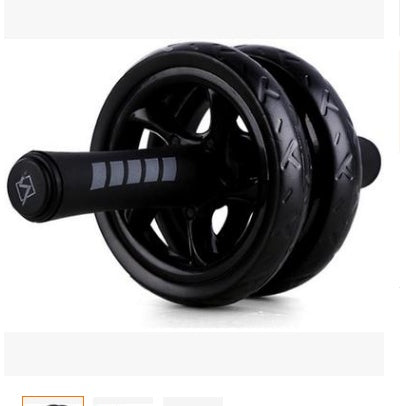 Core training ab roller wheel with non-slip handles