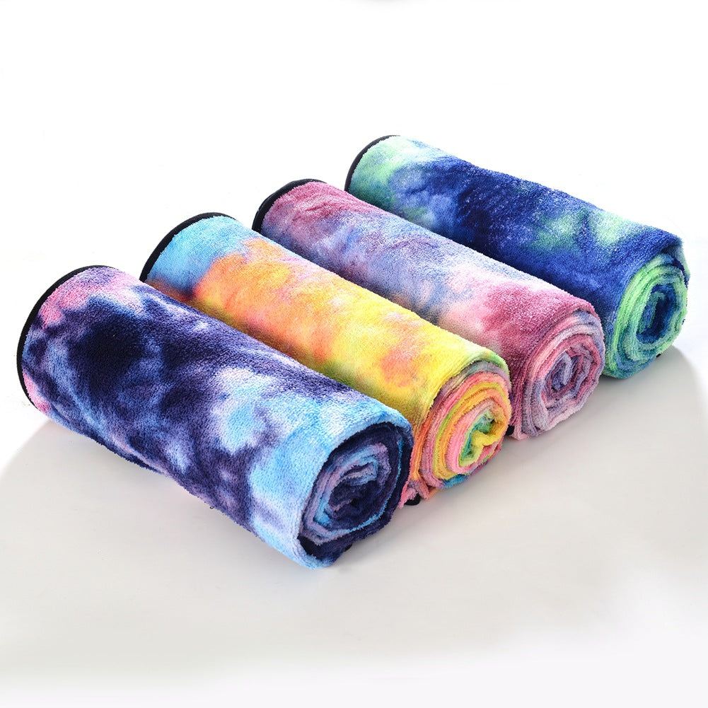 Non-slip yoga mat towel for exercise and yoga