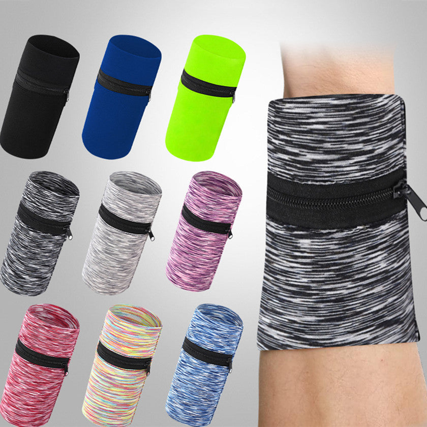 Running phone arm holder with adjustable non-slip strap
